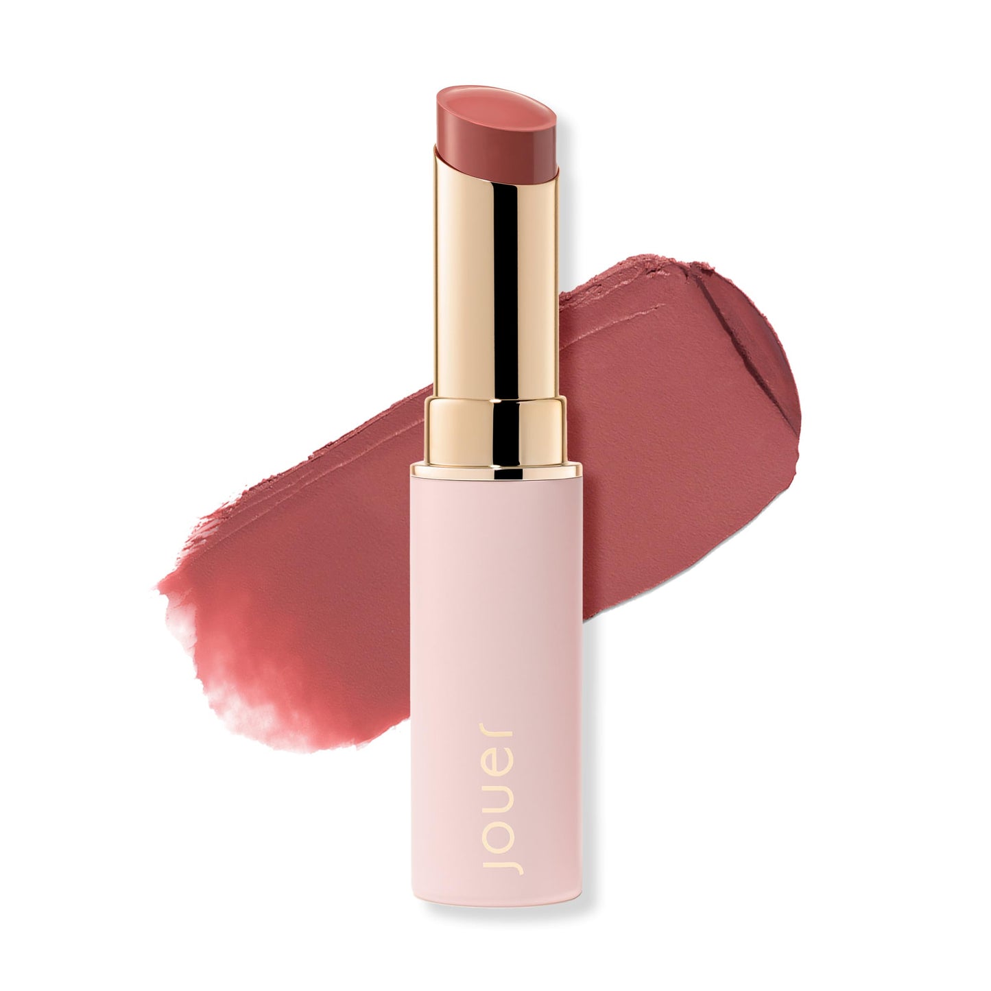 Jouer Balm Bouche Hydrating Lip Tint - Solidarité, Medium Muted Rose - Matte, Nourishing Lip Balm