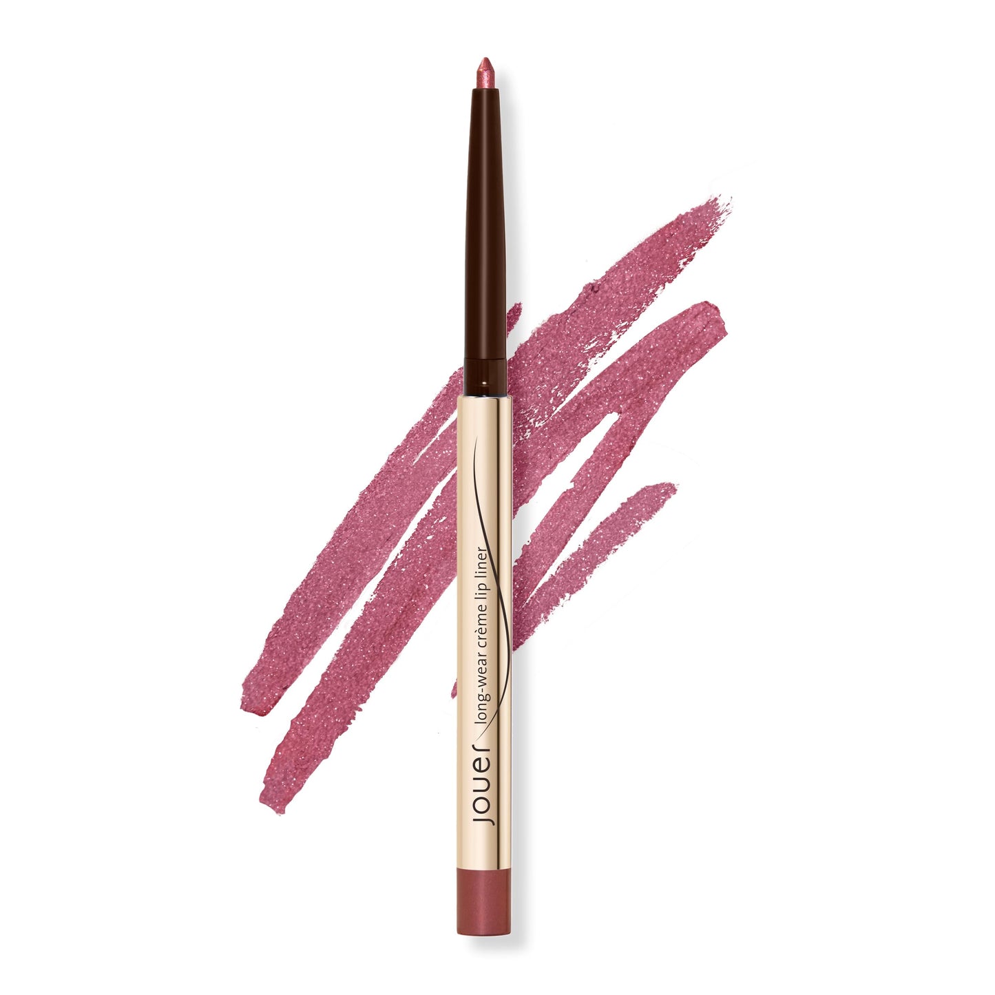 Jouer Long Wear Lip Liner - Metallic & Matte Shades - Water Resistant - Fast-Drying Formula - Healthy Ingredients - Paraben, Gluten & Cruelty Free, Bare Rose