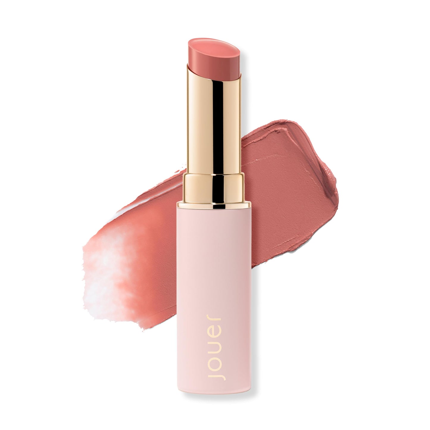 Jouer Balm Bouche Hydrating Lip Tint - Solidarité, Medium Muted Rose - Matte, Nourishing Lip Balm