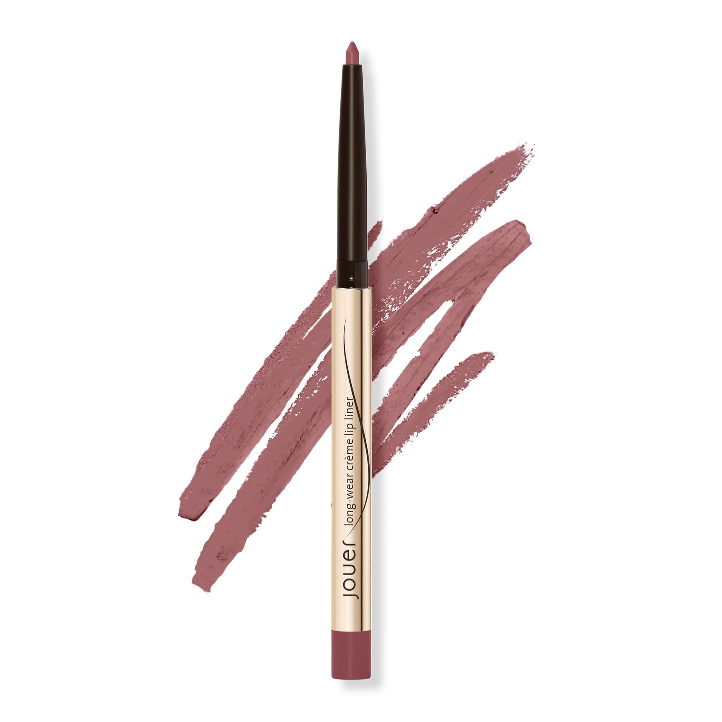 Jouer Long Wear Lip Liner - Metallic & Matte Shades - Water Resistant - Fast-Drying Formula - Healthy Ingredients - Paraben, Gluten & Cruelty Free, Bare Rose