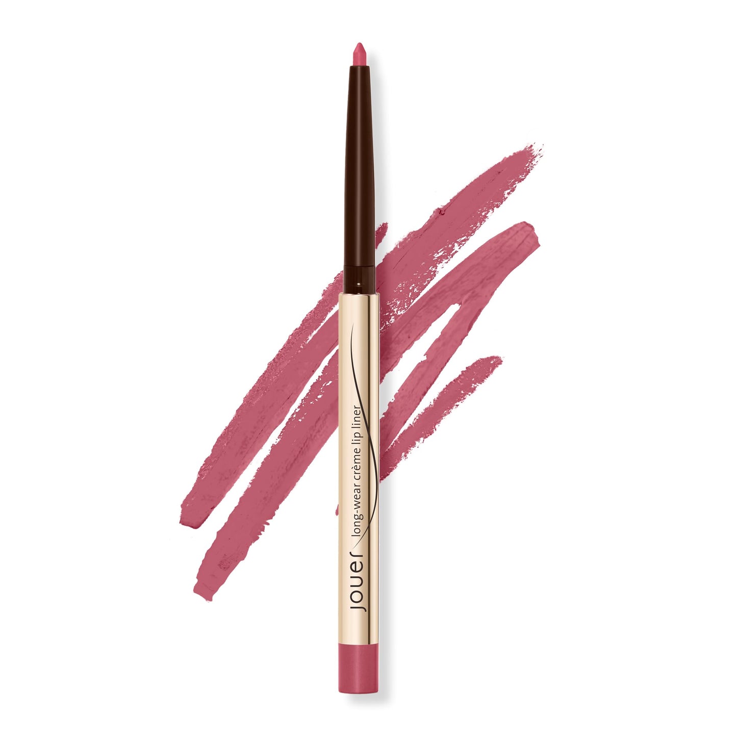 Jouer Long Wear Lip Liner - Metallic & Matte Shades - Water Resistant - Fast-Drying Formula - Healthy Ingredients - Paraben, Gluten & Cruelty Free, Bare Rose