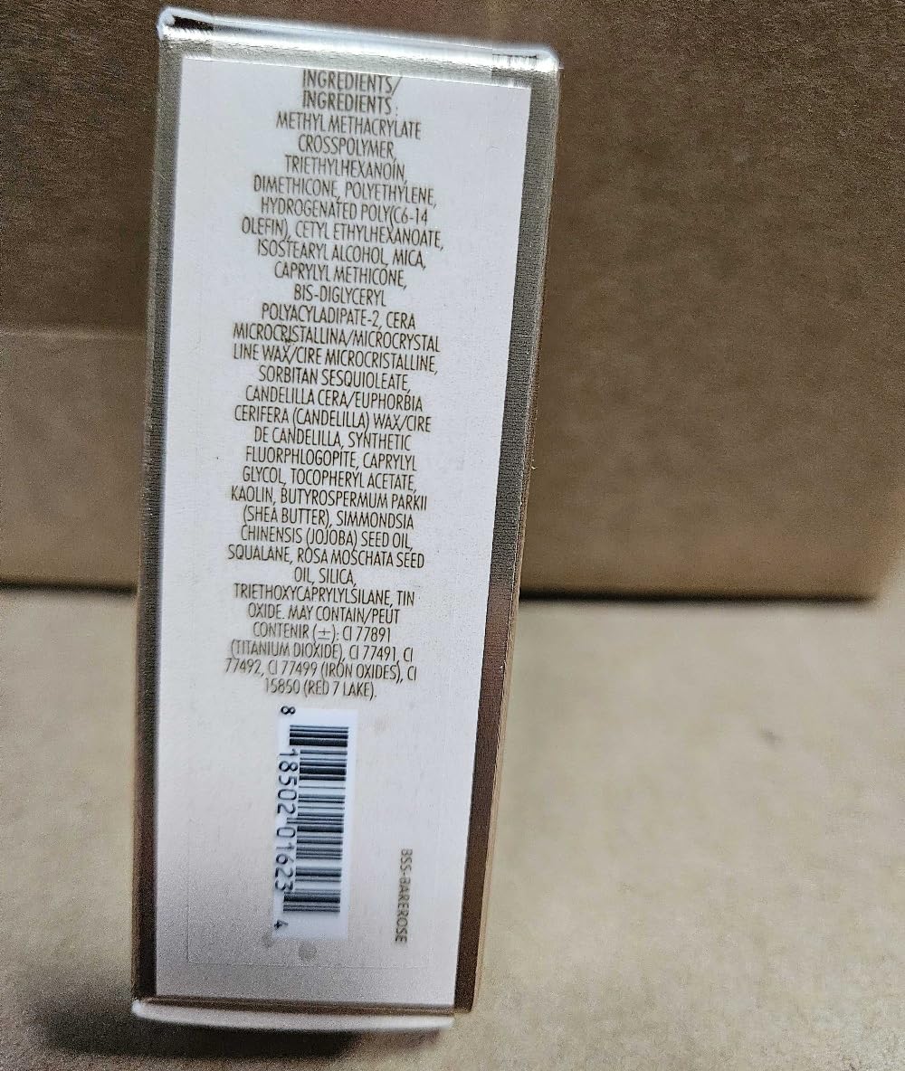 Jouer Blush & Bloom Cheek + Lipstick, Bare Rose - Hydrating Cream Blush Stick for Cheek and Lip Tint - Moisturizing Rose Hip and Squalane Oil Formula