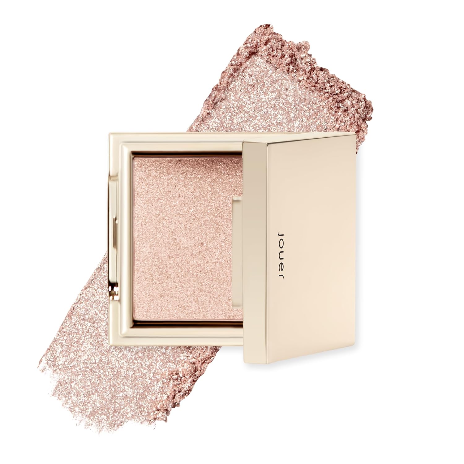 Jouer Powder Highlighter - Highlighter Powder for Face - Luminizer Makeup - Buildable Pigment - Talc, Paraben, Cruelty Free & Vegan - Rose Quartz